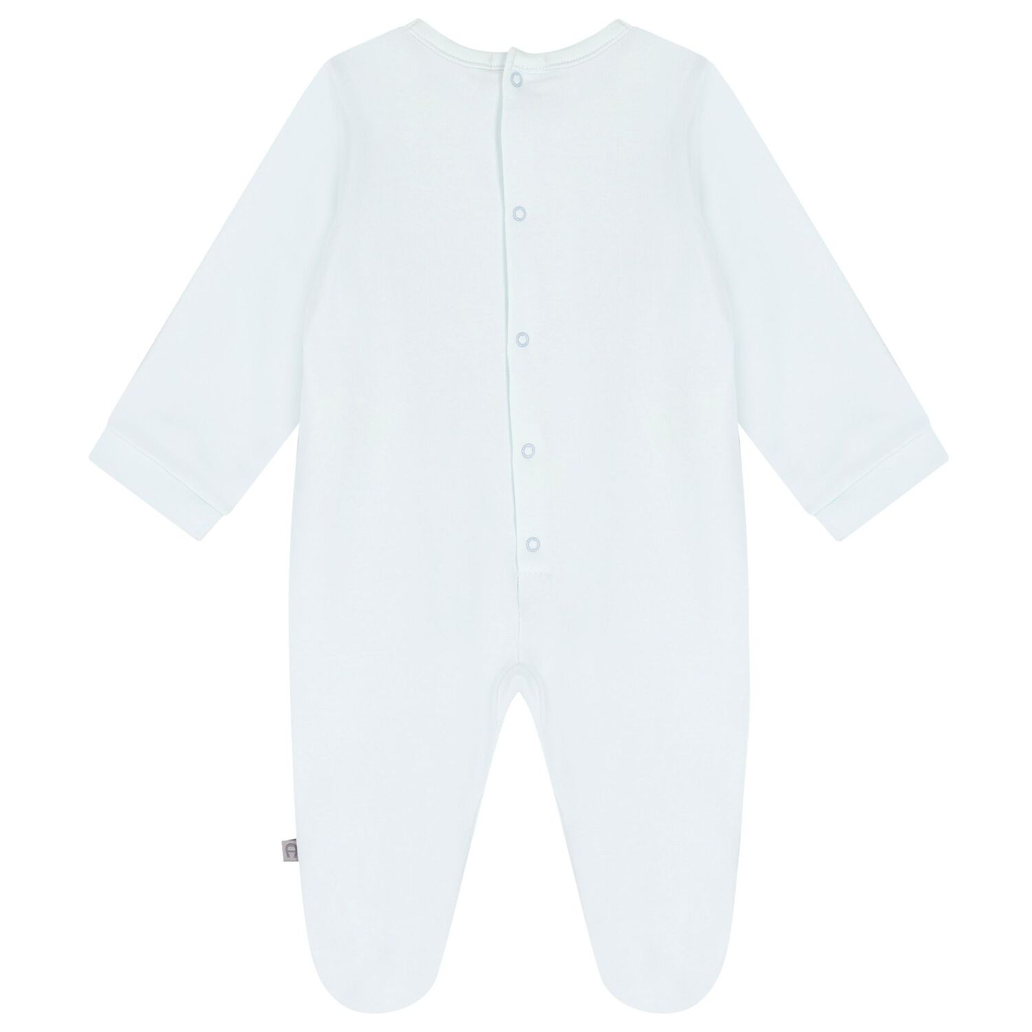 Baby Boys Blue Logo Babygrow, 2, hi-res