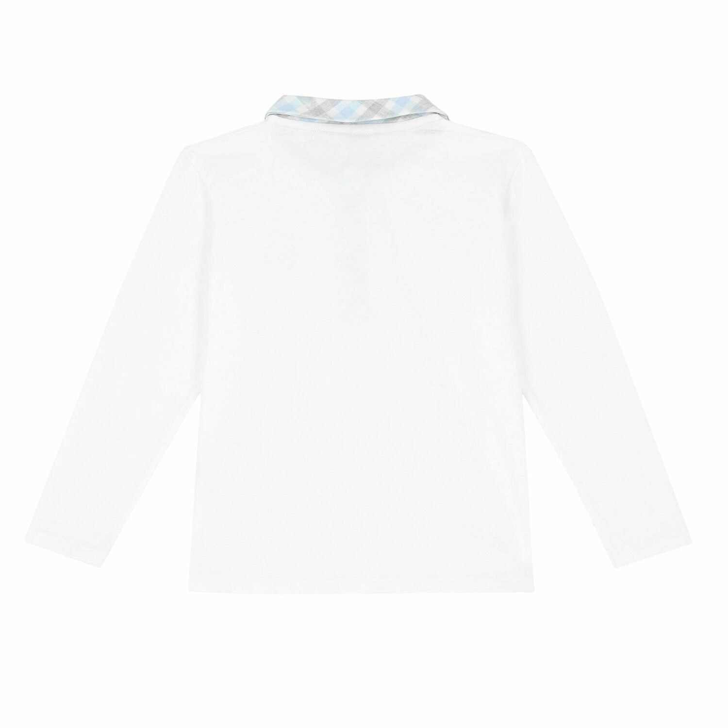 Boys White Polo Shirt, 1, hi-res