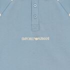 Boys Blue Logo Polo Shirt, 2, hi-res