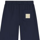 Girls Navy Blue and Gold Trousers, 1, hi-res
