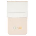 Beige & White Logo Baby Nest, 3, hi-res