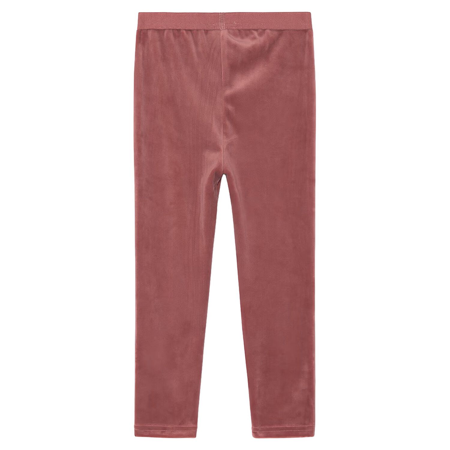 Girls Pink Velvet Leggings, 3, hi-res