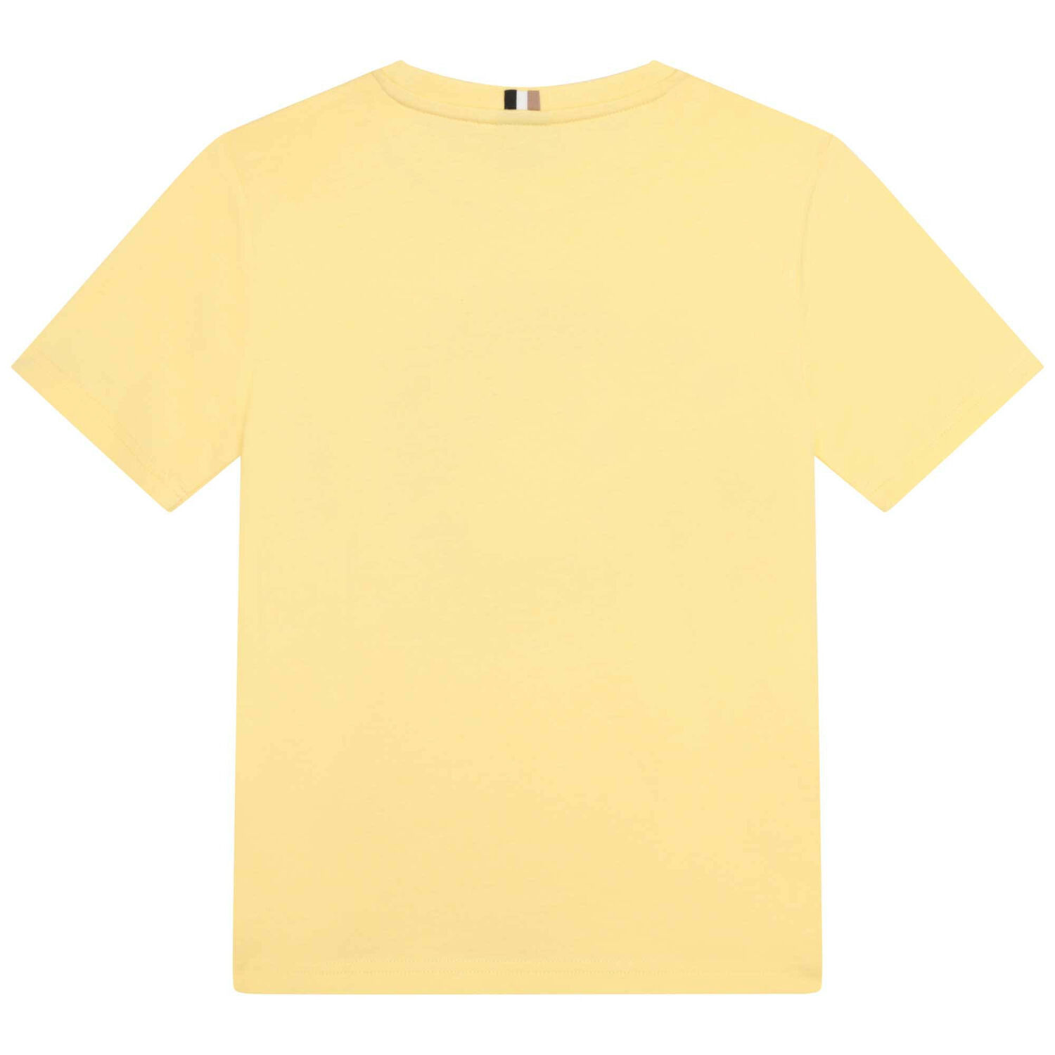 Boys Mini-Me Yellow Logo T-Shirt, 2, hi-res