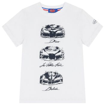 Boys White Logo T-Shirt