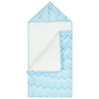 Baby Boys Blue Zig Zag Baby Nest