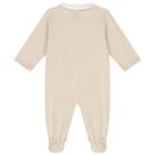 Beige Logo Babygrow Gift Set, 3, hi-res