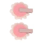Girls Pink Flower Hairclips ( 2-Pack ), 1, hi-res