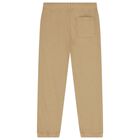 Boys Beige Logo Joggers, 1, hi-res