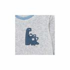 Boys Blue & Grey Babygrows (2 Pack), , hi-res
