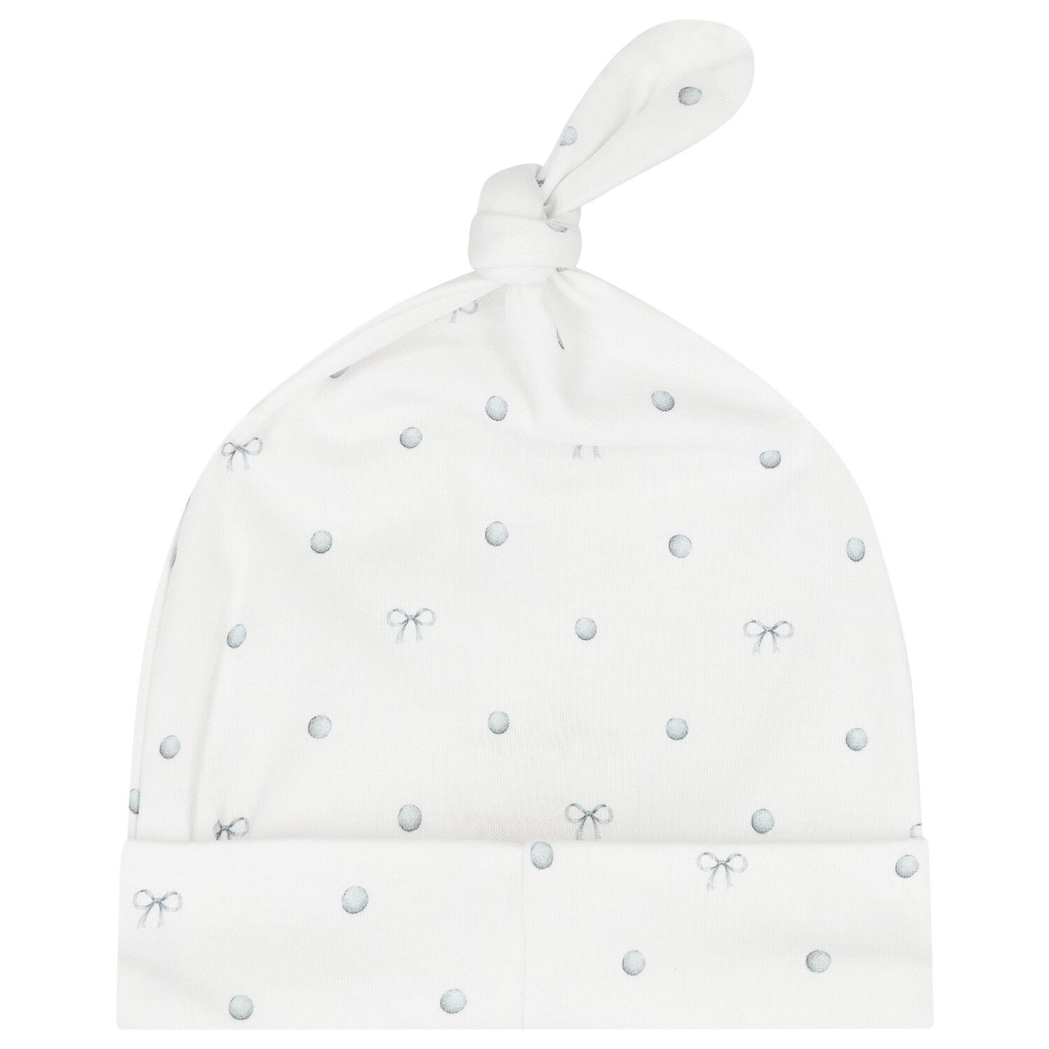 White Silver Bow Babygrow Set, 1, hi-res image number null