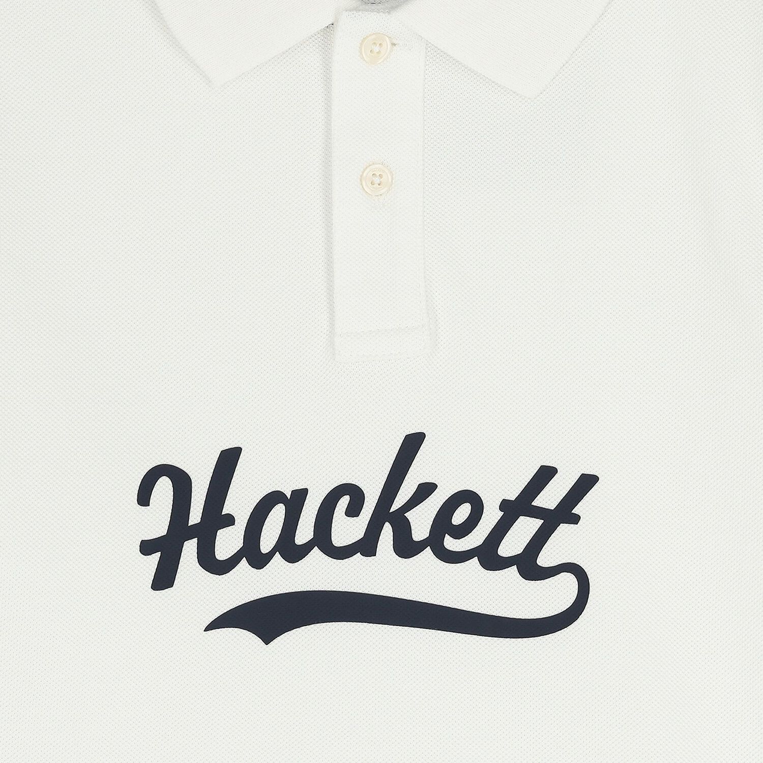 Boys White Logo Polo Shirt , 2, hi-res