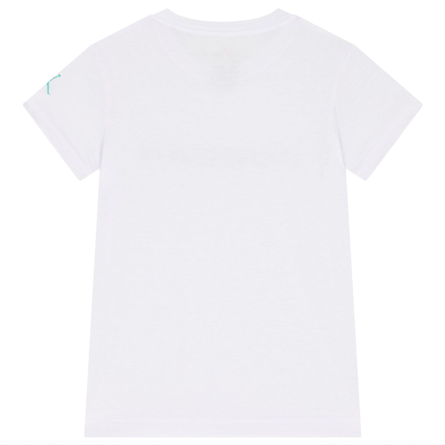 Younger Boys White & Green Jordan Shorts Set, 1, hi-res
