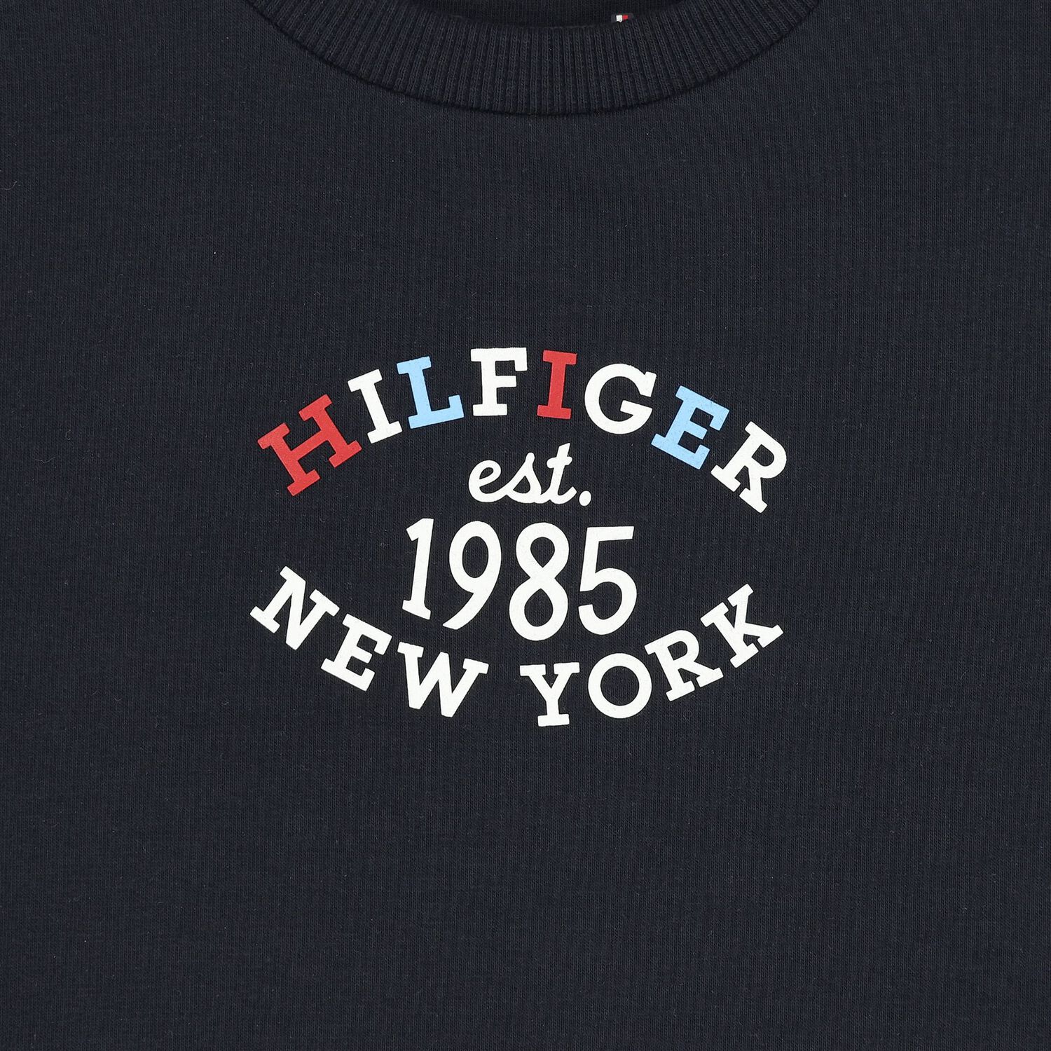 Younger Boys Navy Blue Logo Tracksuit, 1, hi-res