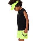 Boys Neon Green Logo Swim Shorts, 1, hi-res