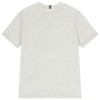 Boys Grey Logo T-Shirt