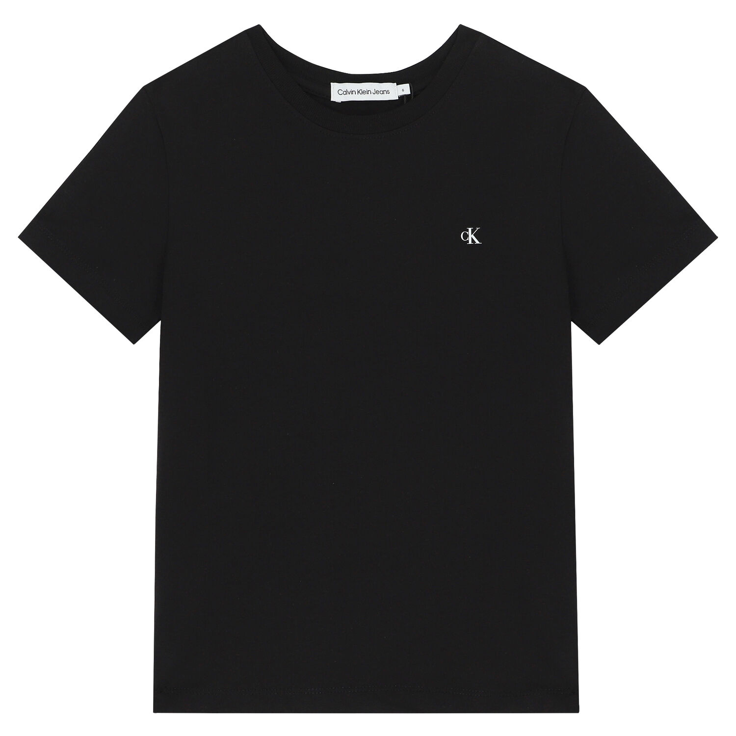 Boys Black Logo T-Shirt, 1, hi-res