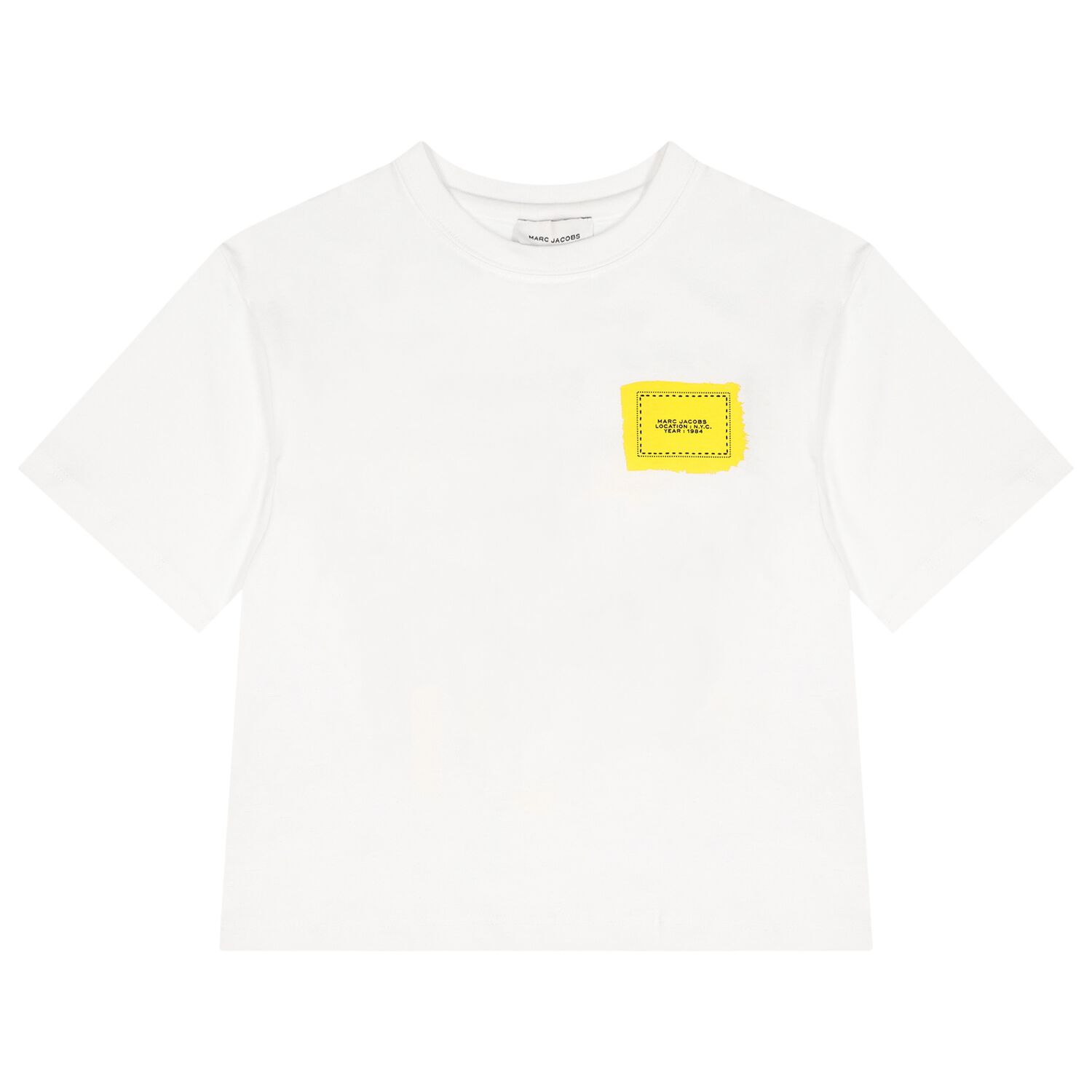 Boys White Logo T-Shirt, 1, hi-res