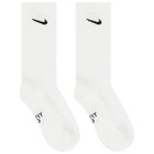 White Logo Socks ( 6-Pack ) , 1, hi-res