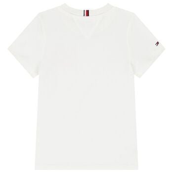 Boys White Logo T-Shirt