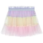 Girls Multi-Coloured Tiered Tulle Skirt, 1, hi-res