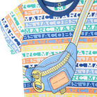 Baby Boys Multi-Colored Crossbody Bag Romper, 1, hi-res