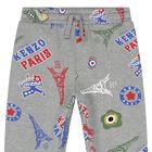 Boys Grey Logo Joggers, 1, hi-res