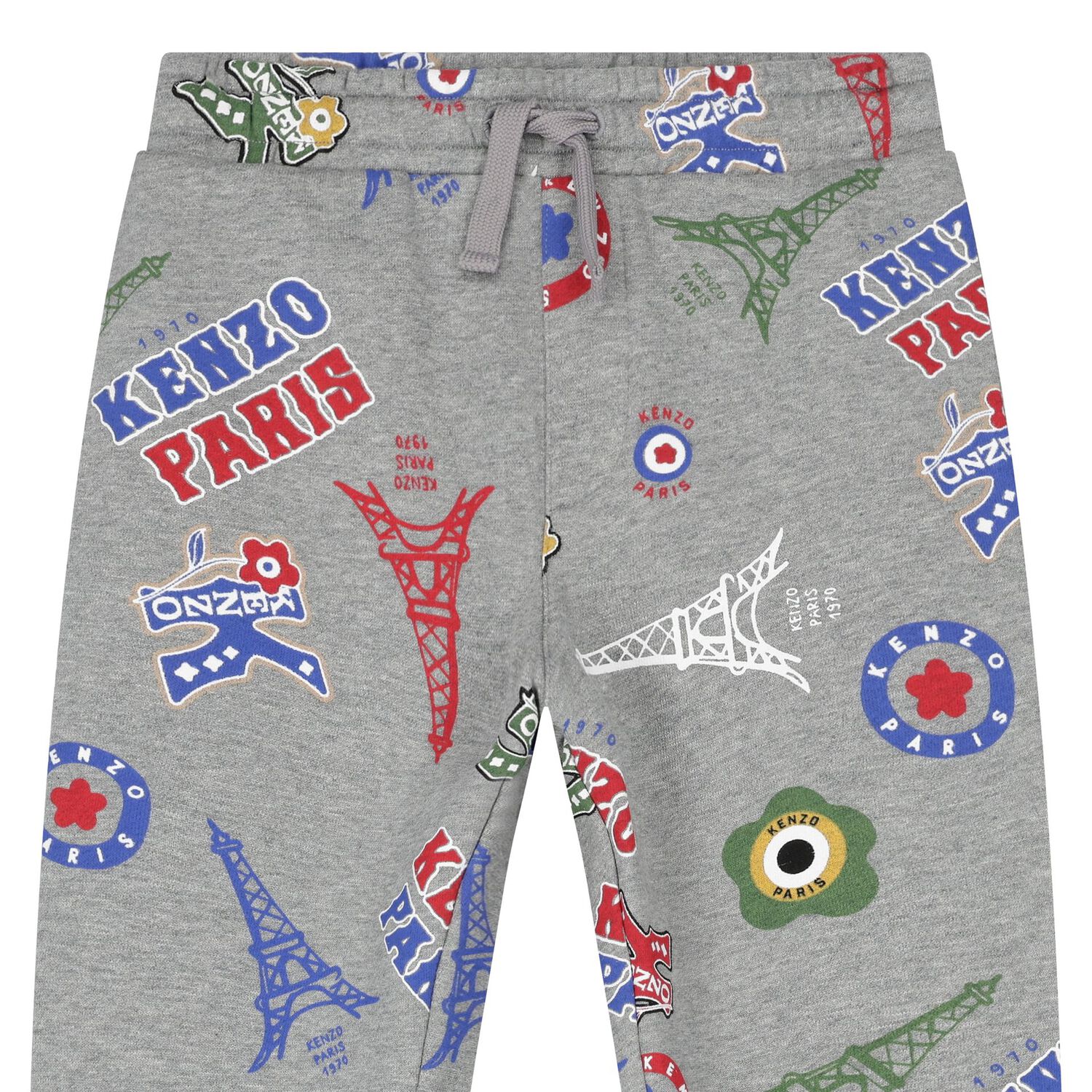 Boys Grey Logo Joggers, 1, hi-res