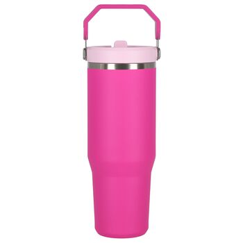 Girls Pink Ice Flow Flip Straw Tumbler