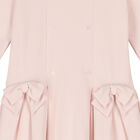 Girls Pink Bow Dress, 1, hi-res