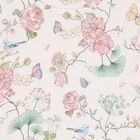 Girls Pink Floral Pyjamas, 1, hi-res