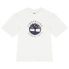Boys White Logo T-Shirt, 1, hi-res