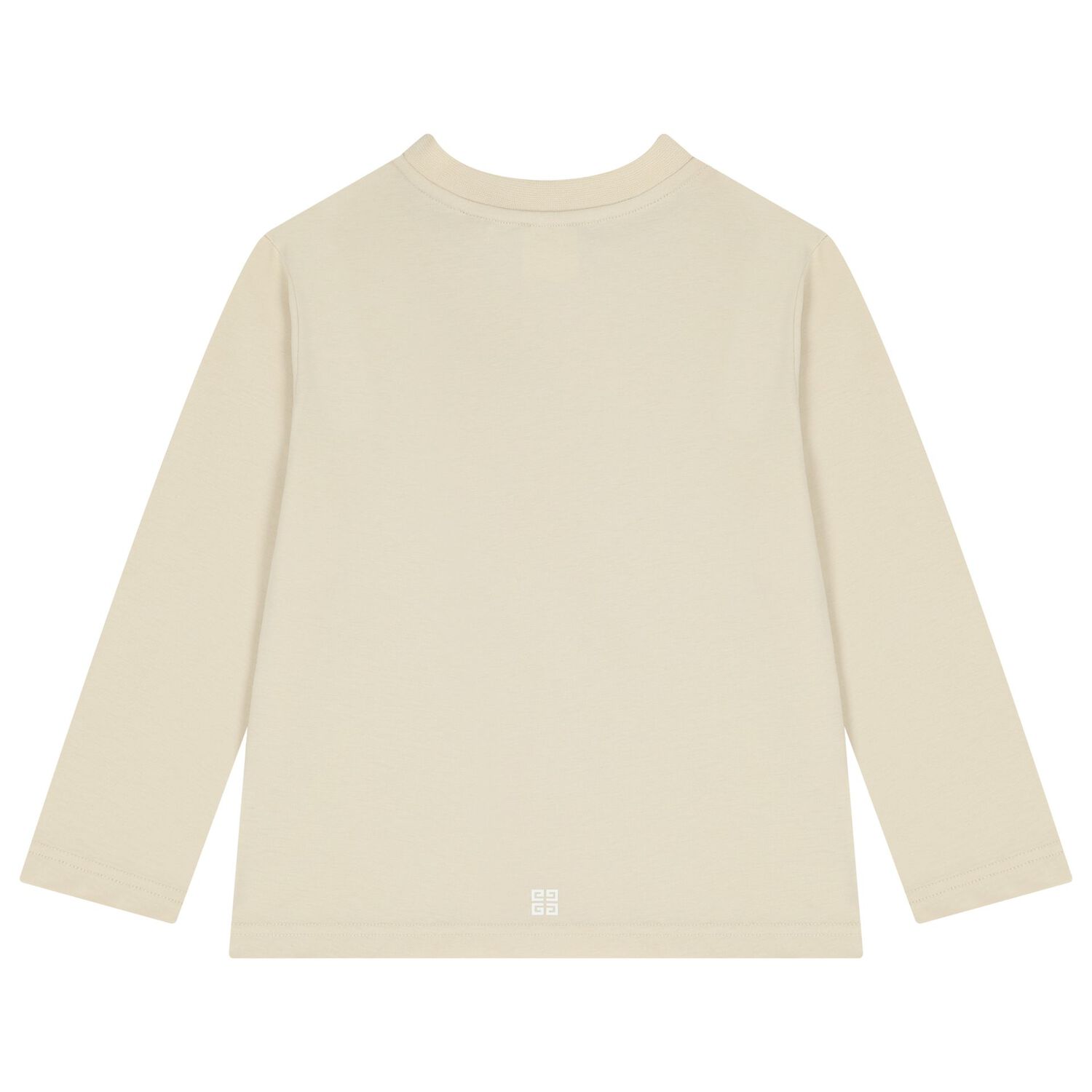 Ivory Logo Long Sleeve Top, 1, hi-res