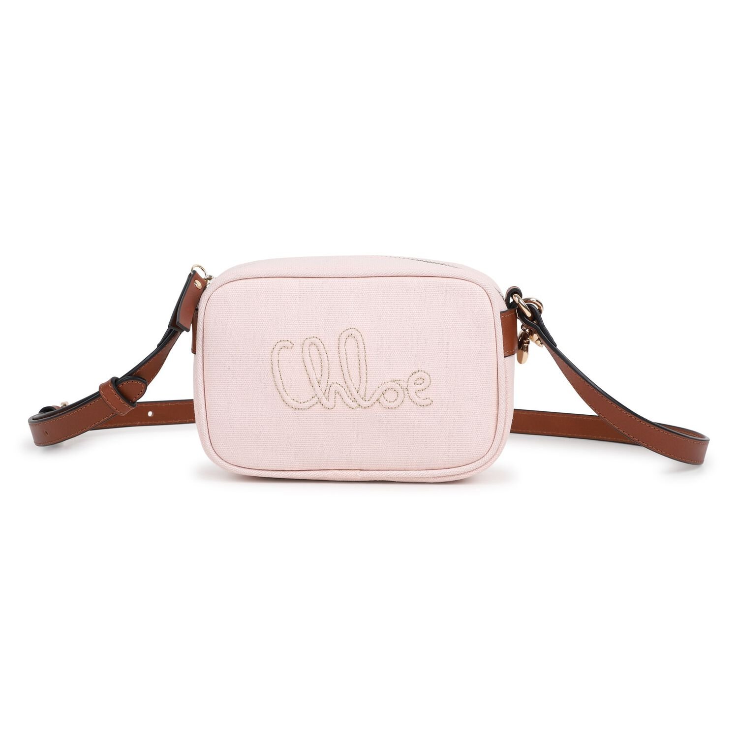 Girls Pink Logo Shoulder Bag, 1, hi-res