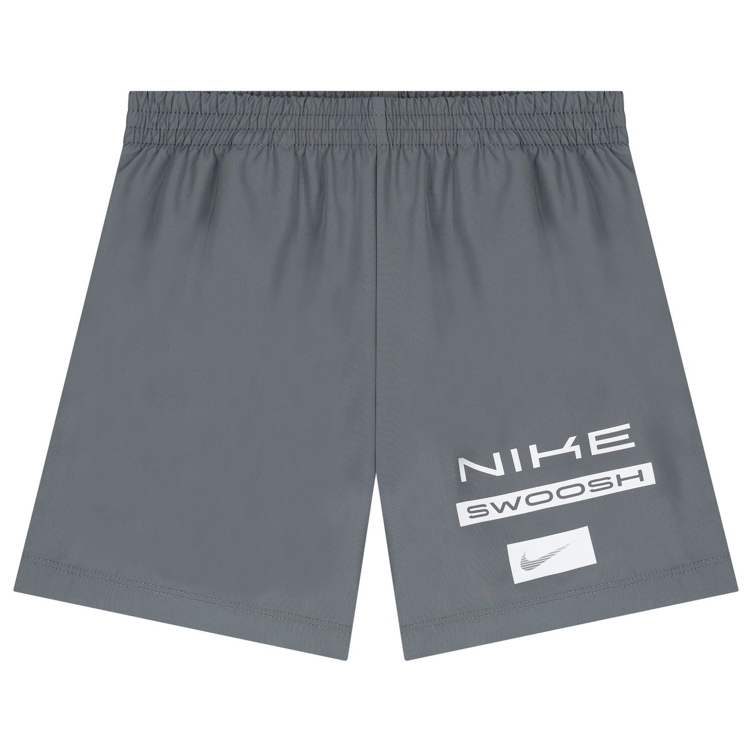 Boys White & Grey Shorts Set, 1, hi-res
