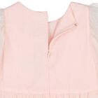 Girls Pink Embellished Crystal Tulle Dress, 1, hi-res