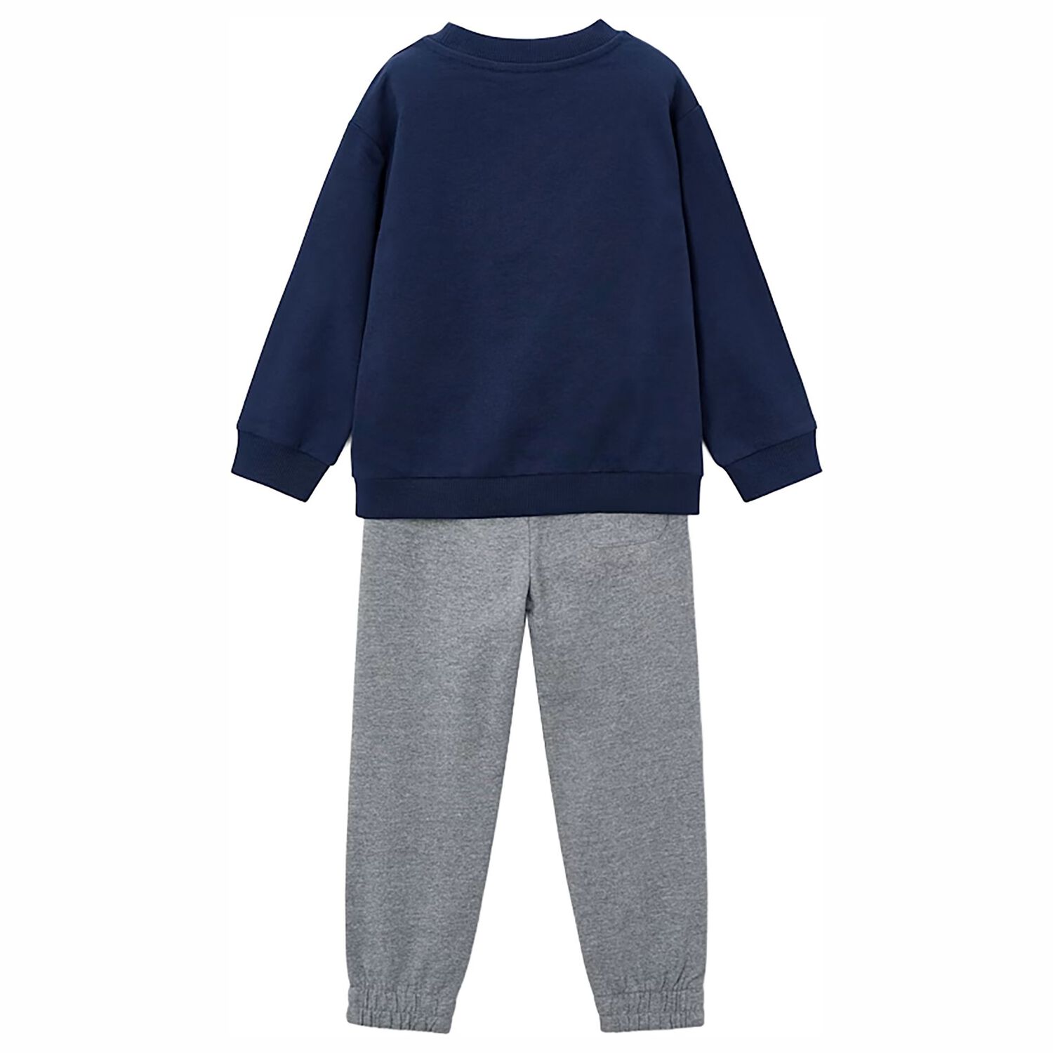 Boys Navy Blue & Grey Tracksuit, 3, hi-res