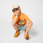 Boys Orange Logo T-Shirt, 1, hi-res