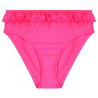 Girls Pink Frill Bikini, 1, hi-res