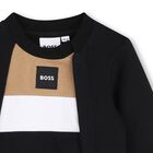 Baby Boys Black Logo Tracksuit, 1, hi-res