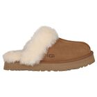 Girls Chestnut Brown Disquette Slider Slippers, 1, hi-res