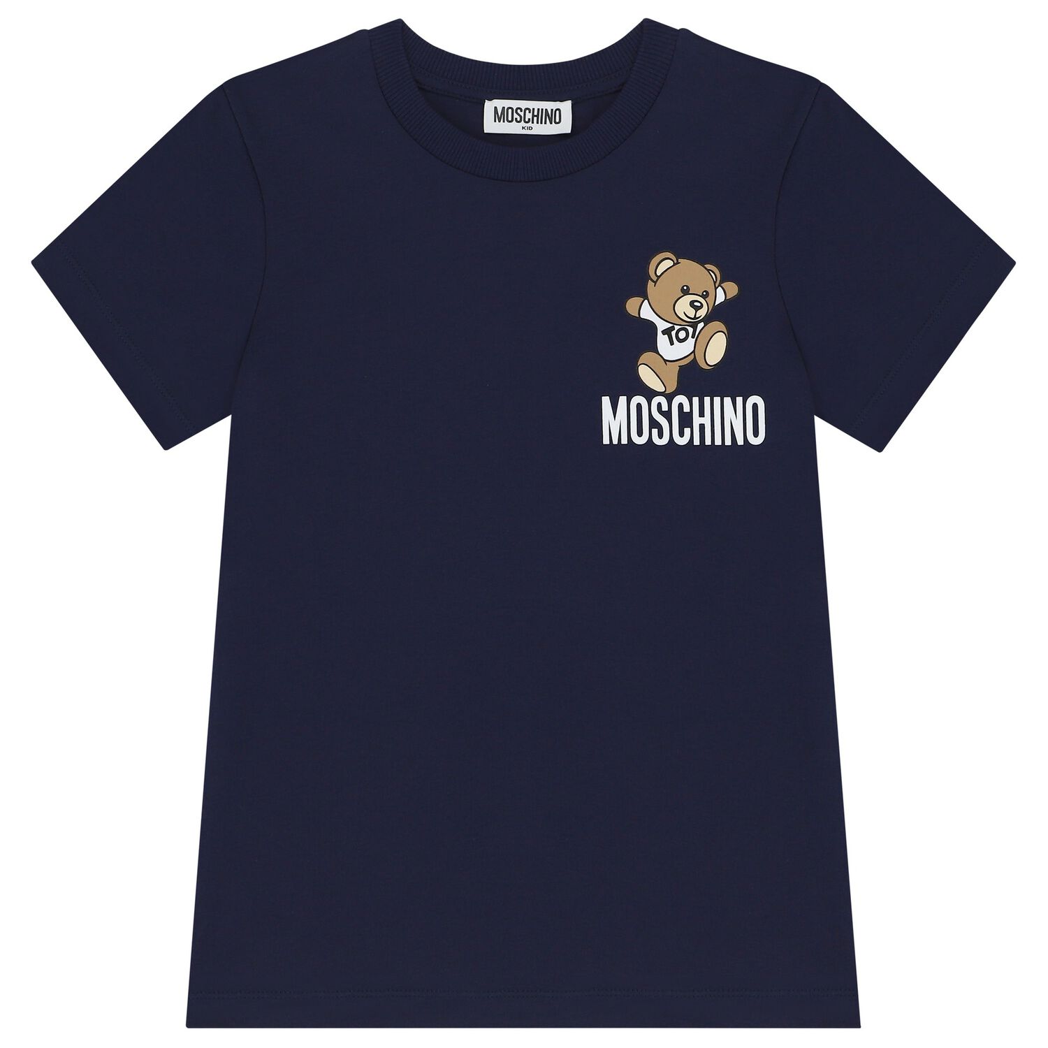 Navy Blue Teddy Bear Logo T-Shirt, 2, hi-res