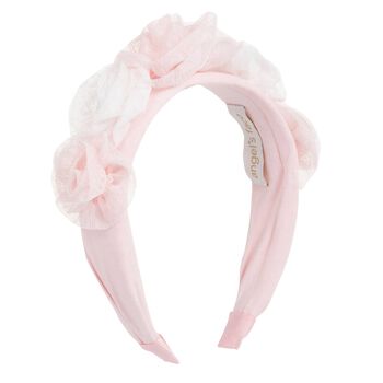 Girls Pink Tulle Headband