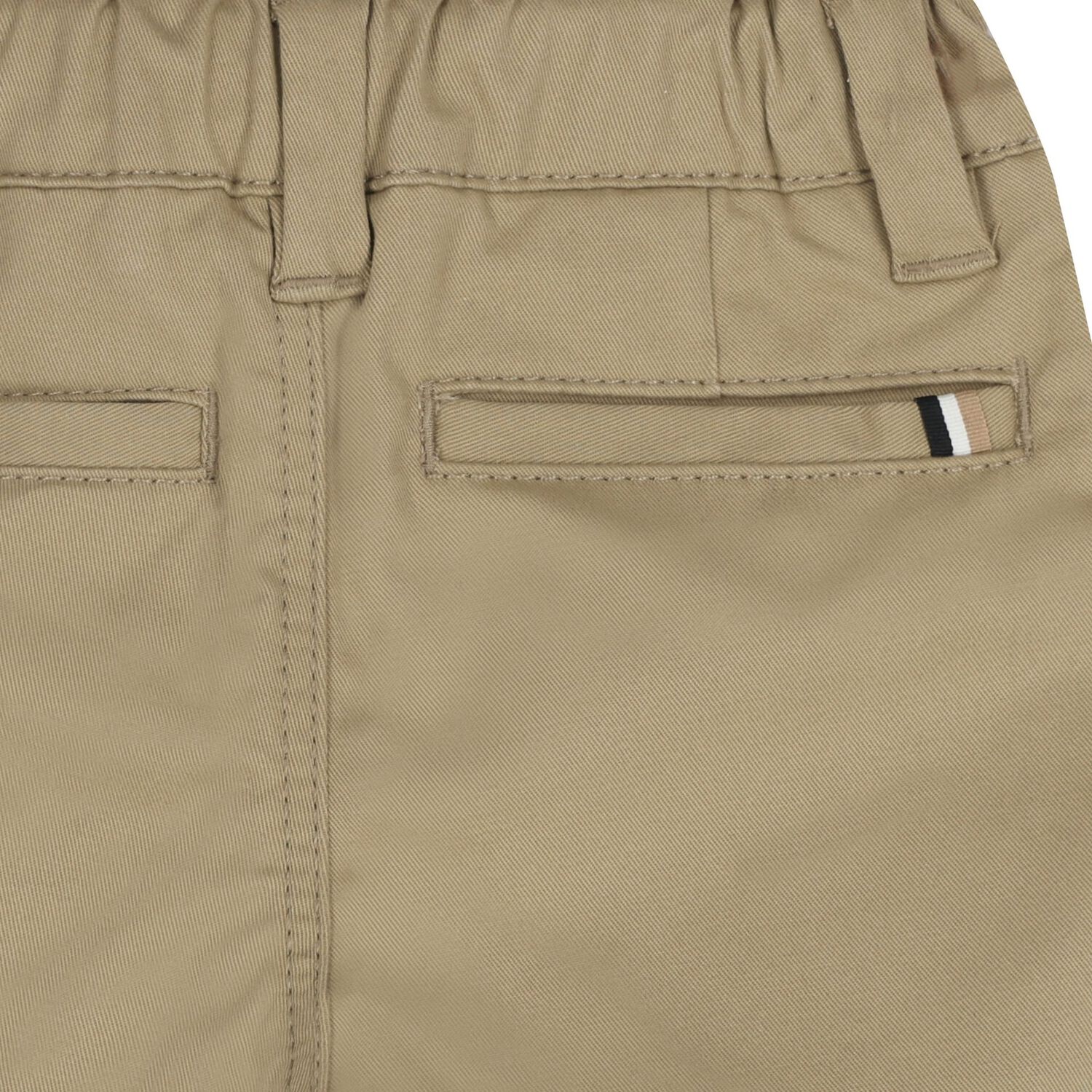 Younger Boys Beige Shorts, 1, hi-res