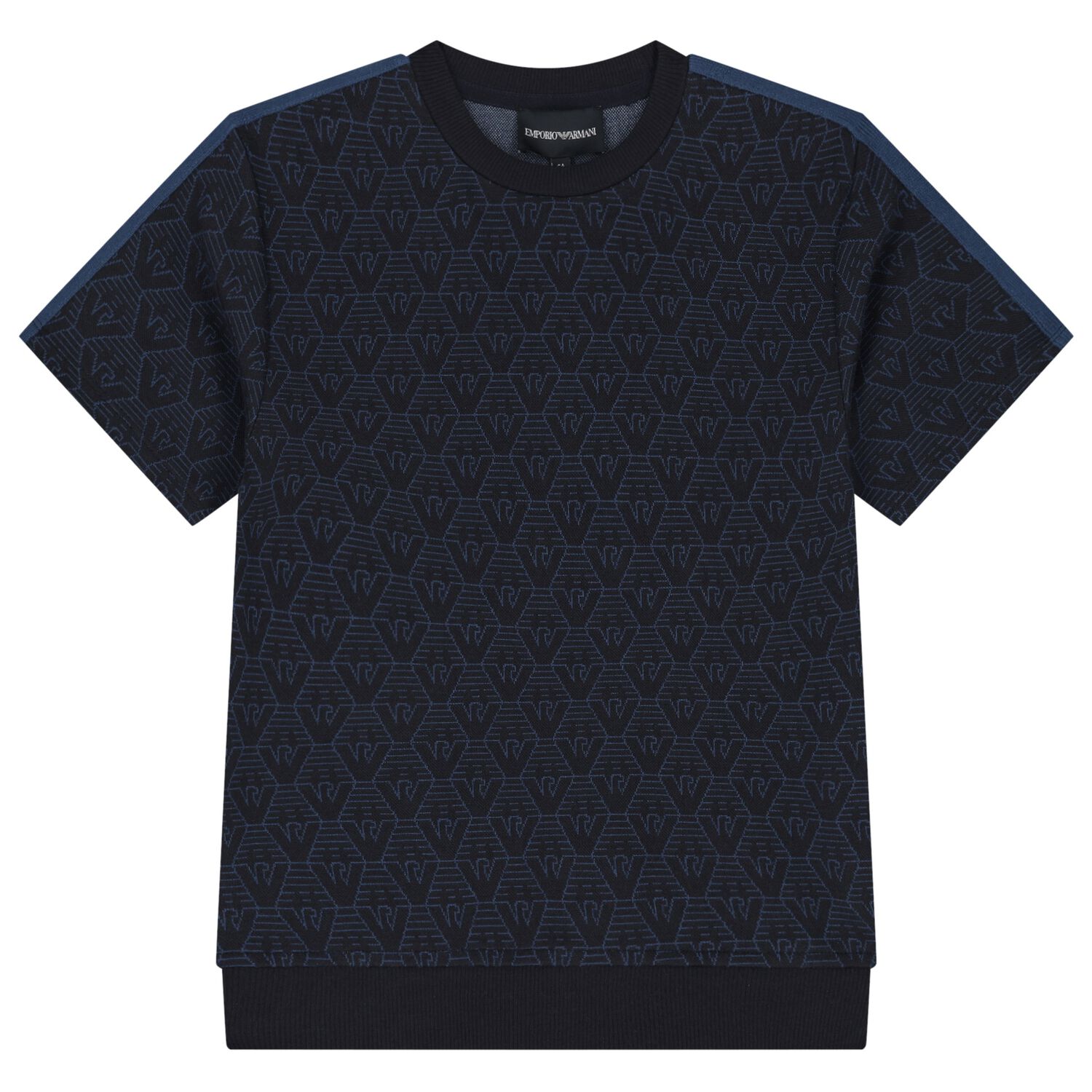 Boys Navy Blue Logo T-Shirt, 2, hi-res