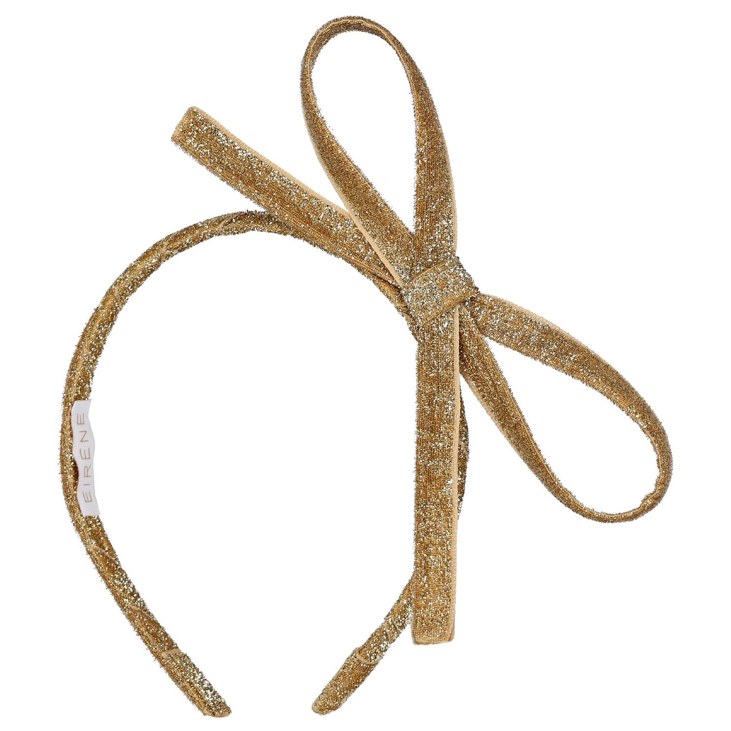 Girls Gold Bow Headband, 1, hi-res image number null