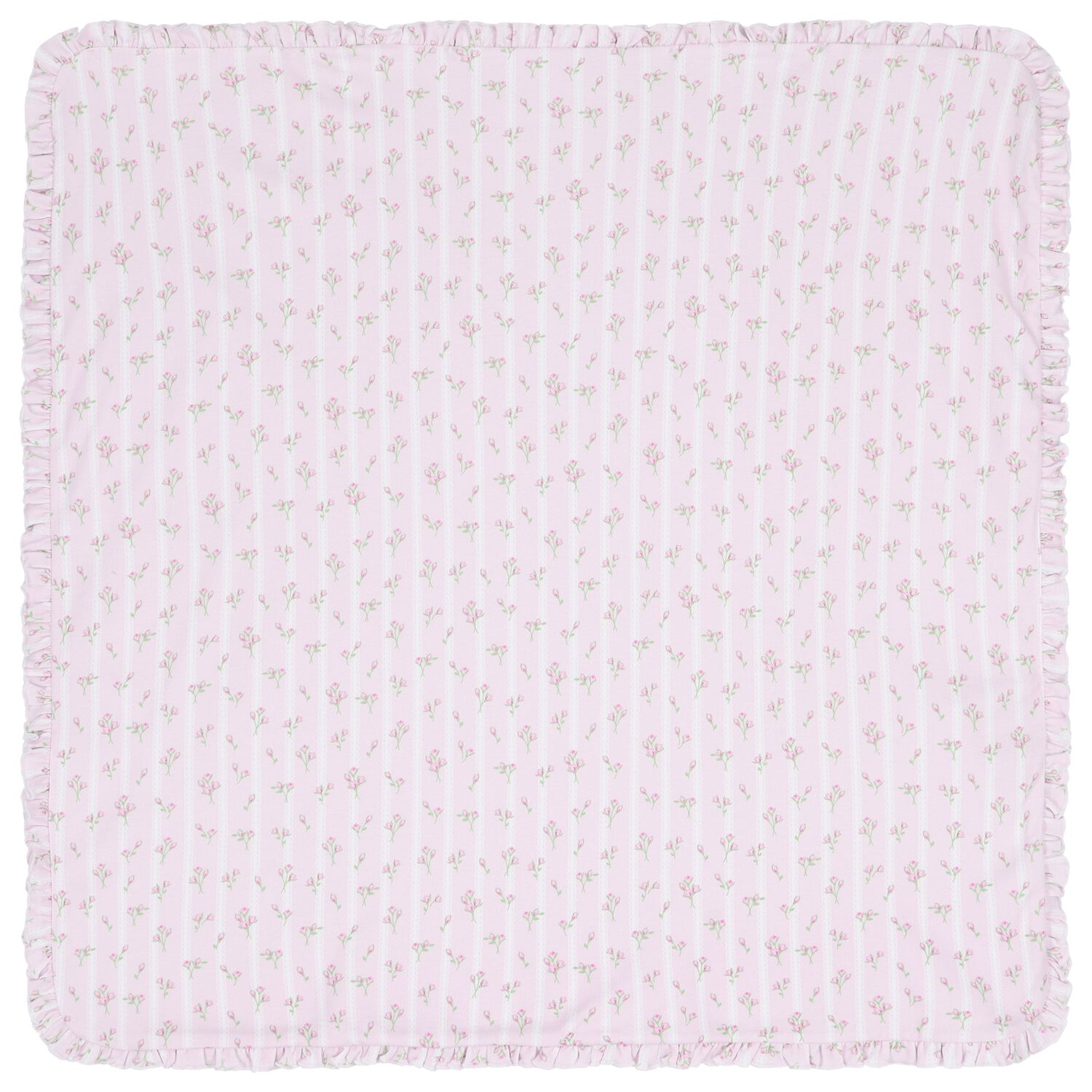 Baby Girls Ribbon Stripe Bouquets Blanket, 1, hi-res image number null