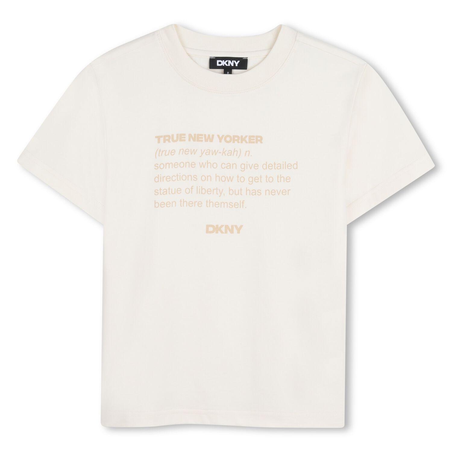 Mini Me Ivory Logo T-Shirt, 1, hi-res