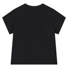 Younger Black Teddy Bear Logo T-Shirt, 1, hi-res