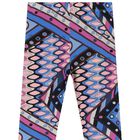 Girls Pink & Blue Vivara Leggings, 1, hi-res