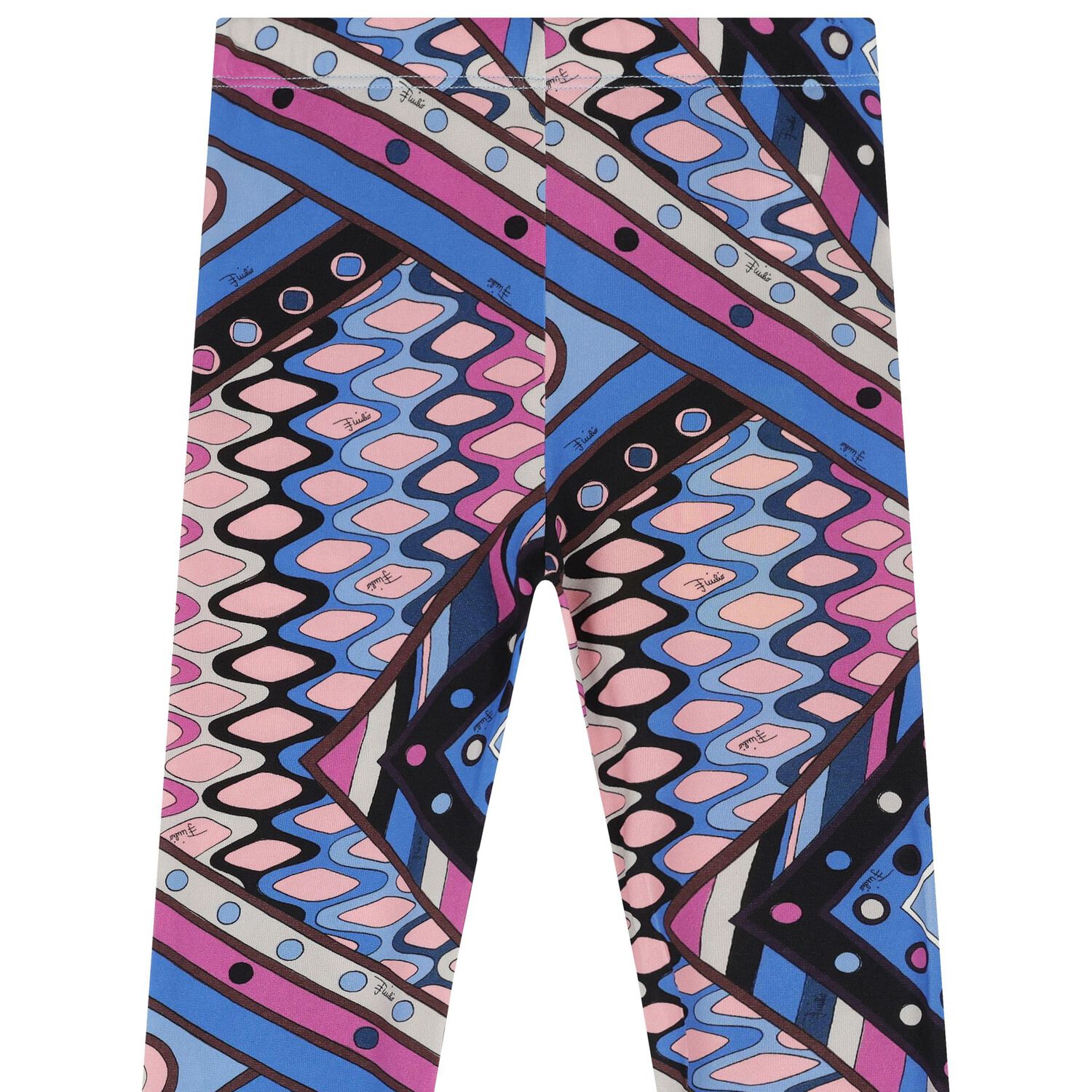 Girls Pink & Blue Vivara Leggings, 1, hi-res